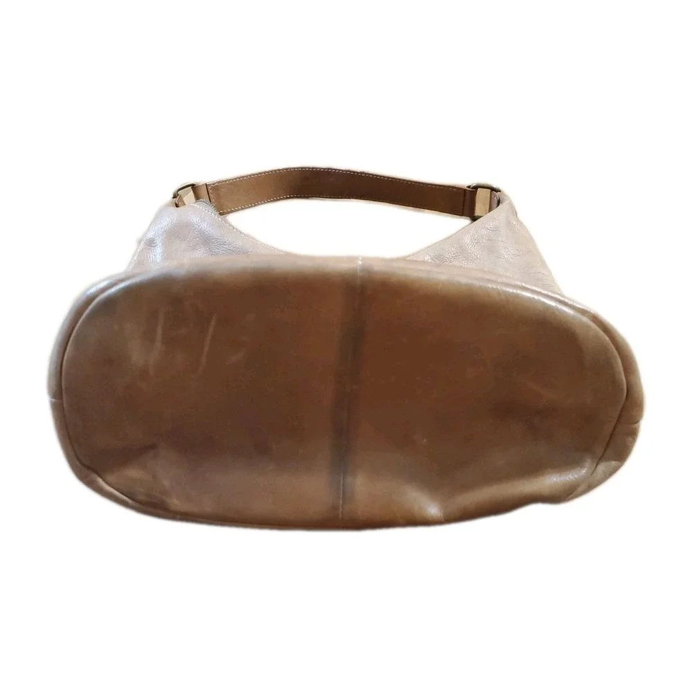 American Leather Co Caramel Leather Hobo Handbag